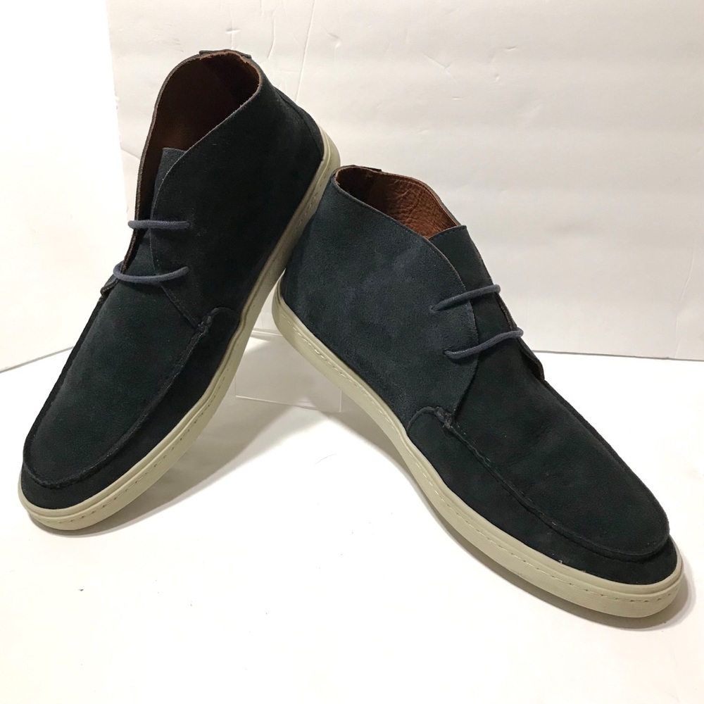 Mercanti Fiorentini Chukka Navy Suede Lace-up 12